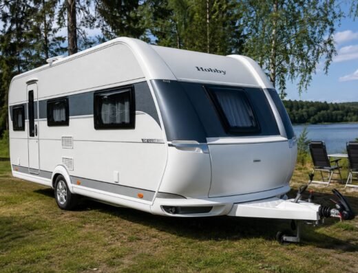 Hobby De Luxe 495 UL – comfortable caravan for 4 people