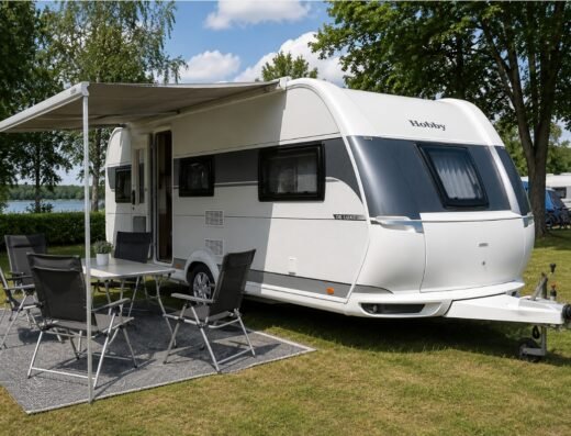Hobby De Luxe 495 UL – comfortable caravan for 4 people