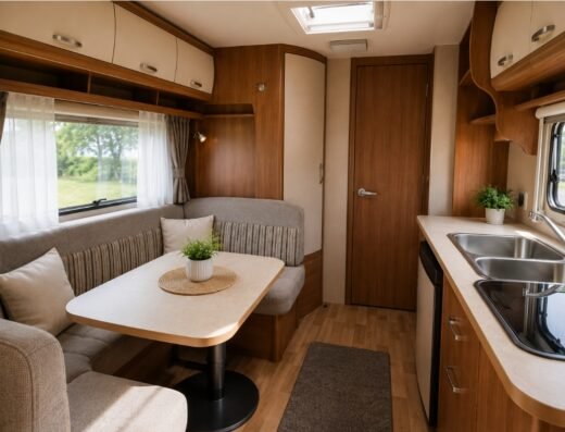 Hobby De Luxe 495 UL – komfortowa przyczepa kempingowa dla 4 osób