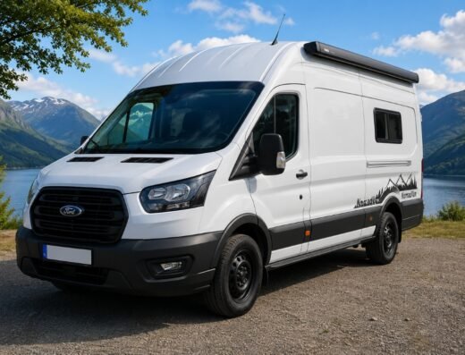 Ford Transit Campervan – fully equipped van for 4 people