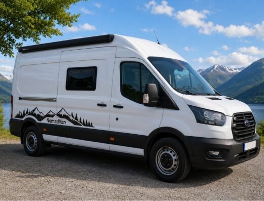 Ford Transit Campervan – fully equipped van for 4 people